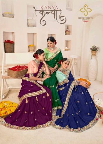 Kanya By Shubh Shree Traditional Festive Wear Saree Collection